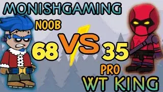 MONISHGAMING VS WT KING | MINI MILITIA | 1Vs1 | MM Da2