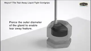Heyco&reg;-Tite Tear-Away Liquid Tight Cordgrips