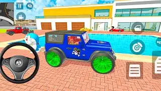 Car Bike Game: Franklin ordered an Blue Mahindra thar & solved Zombies case in Indian Aura Simulator