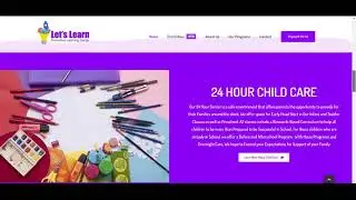 Let's Learn Innovative Learning Center   Website Build