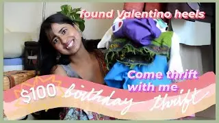 $100 BIRTHDAY THRIFT TRIP TO GARMENT DISTRICT + GIVEAWAY | MODA YALDA
