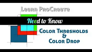 Filling Objects with Color and Color Drop (Quick Fill) in ProCreate