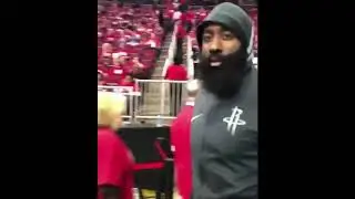 James Harden slaps Jazz fan&rsquo;s phone after being called the &ldquo;worst flopper in the NBA&rdquo;