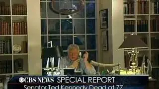 The Death Of Senator Ted Kennedy Announcement CBS News Special Report