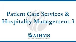 MHA (Masters in Hospital Administration) - 4th Semester Online Video Tutorial by AIHMS