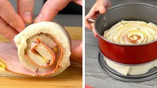 20 Bread Slices Transform Into A Delicious XXL Swirl