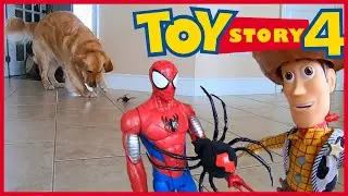 SPIDERMAN Spider Adventure FOR KIDS with Ty & Woody