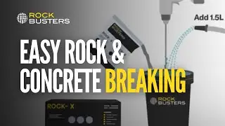 How Expanding Grout Works (Animated Demo) | Break Rock & Concrete Without Blasting!