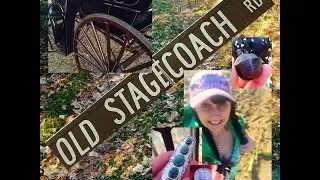 Metal detecting Old Stagecoach Road!  Beautiful jewelry, SILVER, coins, relics!