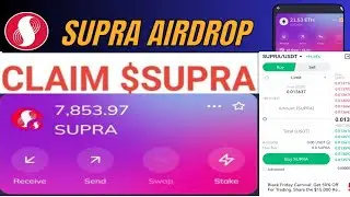 supra token claim live ||how to claim supra token