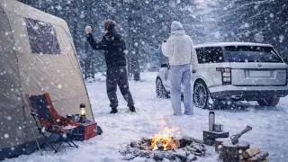 We were stranded in the snowy mountains in winter with no communication