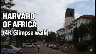 Historic 4K Walk through Makerere Uni KAMPALA UGANDA (Livingston Road and Pool Road)