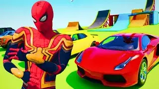Mega Ramp Car & Bike Challenge | GTA 5 Fun Race