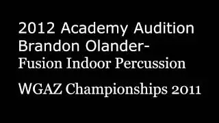 Academy Audition 2012 Brandon Olander