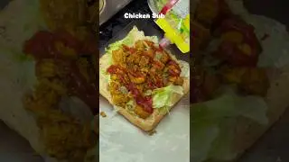 Homemade Chicken Sub 🥪 | Better Than Subway? 🤯#shortsfeed
