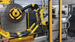 decoiler straightener feeder coil feeding line for auto parts stamping in UK