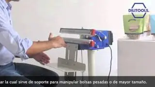 MAQUINA SELLADORA DE PEDAL DILITOOLS, USO