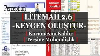 LİTEMAİL2.6 - KEYGEN- REVERSE ENGİNEERİNG | DEBUG-DiSASSEMBLY-ANALİZ | Yazılım Analizi