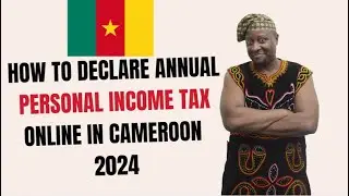 How To Declare Annual Personal Income Tax Online In Cameroon, D&Eacute;CLARATION ANNUELLE DES REVENUS DES