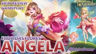 FIDANDO SIM, PORÉM DE COLLECTOR! ANGELA - FADA DAS FLORES | MOBILE LEGENDS BANG BANG
