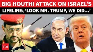 Houthis &lsquo;HIT&rsquo; Israel's &lsquo;Nerve Centre&rsquo;, Taunt Trump Over Netanyahu's Gaza &lsquo;Annexation&rsquo; Plan | Watch