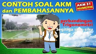 AKM 32 | Contoh Soal AKM SMA dan Pembahasannya | Numerik - Geometri