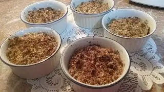 كرامبل التفاح بالشوفان رائع لأصحاب الحمية والريجيم