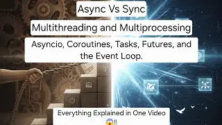 Async vs Sync, Multithreading, Multiprocessing, Asyncio explained!