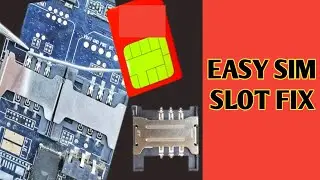 How to Change a Keypad Mobile Sim Slot (Sim Tray) Easily at Home | DIY Phone Repair
