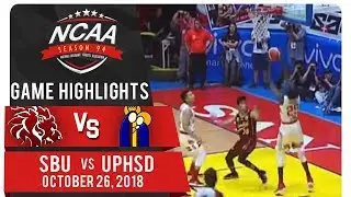 NCAA 94 MB: SBU vs. UPHSD | Game Highlights | October 26, 2018