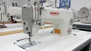 GEMSY GEM-8801-D1 Single Needle Lockstitch Sewing Machine with Auto Thread Trimmer