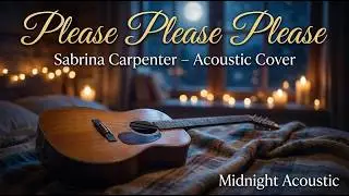 Please Please Please - Sabrina Carpenter (Acoustic Cover) | Midnight Acoustic