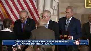 WMTV: Senator Baldwin Attends Congressional Gold Medal Ceremony to Honor Police Officers on Jan. 6th