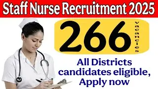 ఏపీలో స్టాఫ్ నర్స్ ఉద్యోగాలు భర్తీ | Ap Staff nurse Notification 2025 | Ap latest jobs 2025
