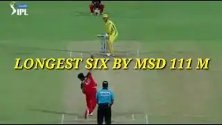 #ipl2019longestsix #111metersixmsd LONGEST SIX BY MSD 111 meter IN VIVO IPL2019
