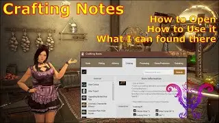 BDO Crafting Notes | How to Open / Use / What I found there | by Miley