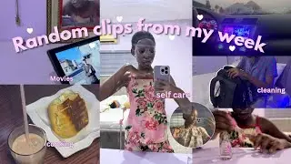 Random Clips From My Week | selfcare night, cleaning, cooking+more