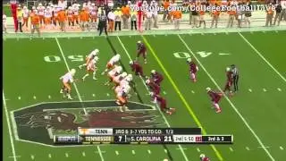 Tennessee QB Tyler Bray vs South Carolina ᴴᴰ
