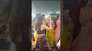 Nimrat Kaur, Radhika Madan and Chinmay Mandlekar visit 1st day of Navratri in Thane