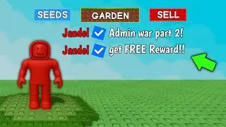 Banyak FREE REWARD Dari Update ADMIN WAR Yang Baru Di Game Grow A Garden?! (ROBLOX)