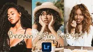 NO PASSWORD | Brown Skin Preset | Lightroom mobile presets free dng | Dark Skin Preset