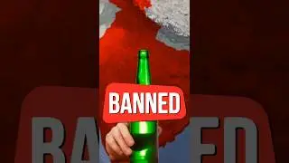 Which State of India have banned Alcohol | Dry State of India #facts #ytshorts #shorts