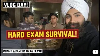 The ULTIMATE Post-Exam Food Party! (Champ & Paneer Tikka w/ Friends) 🎉🍖