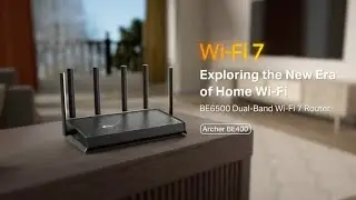 TP-Link Archer BE400 BE6500 Dual-Band Wi-Fi 7 Router