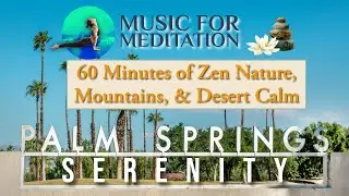 Palm Springs Serenity 🌵⛰️ | 60 Minutes of Zen Nature, Mountains & Desert Calm #meditation #zenvibes