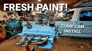 Making an old boat motor look good! COMP CAMS INSTALL.