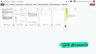Split Documents With Odoo Split Tool #businessautomation #odoo #odooapp