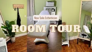 Room Tour of my Salon Suite- New Solo Esthetician | Kayla Symone