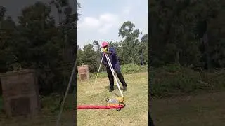 Setting out of a Dumpy Level Survey