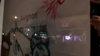 Jim Avignon Painting Performance at Y Gallery